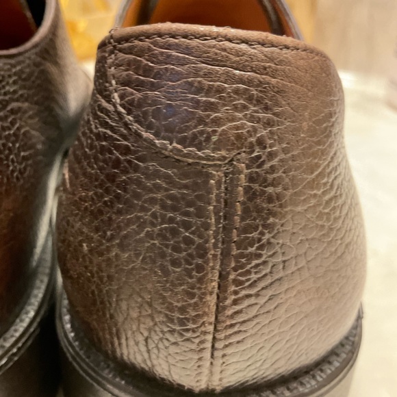 Ferragamo Studio Oxford Cap Toe, Brown, Lace-up Leather, Size 12 D. Excellent! - Picture 11 of 16